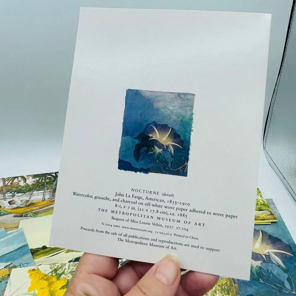 Metropolitan Museum of Art American Watercolors Boxed Set 32 Notecards 8 Designs